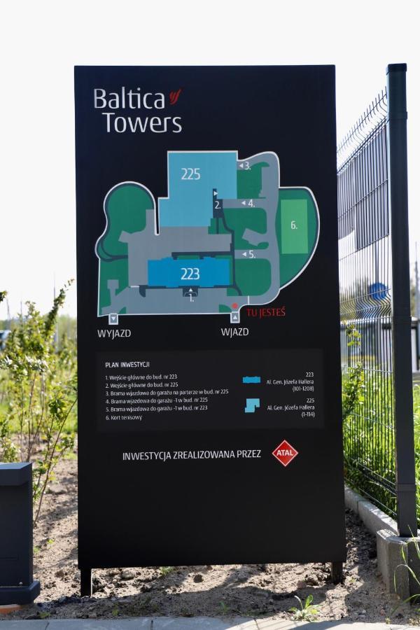 Apartament Gdansk Baltica Towers 7Floor Bagian luar foto